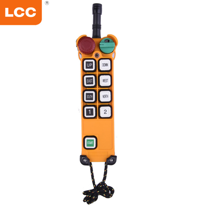 F24-8D Industrial 8 Buttons Double Speed 315/433mhz Wireless Radio Remote Control
