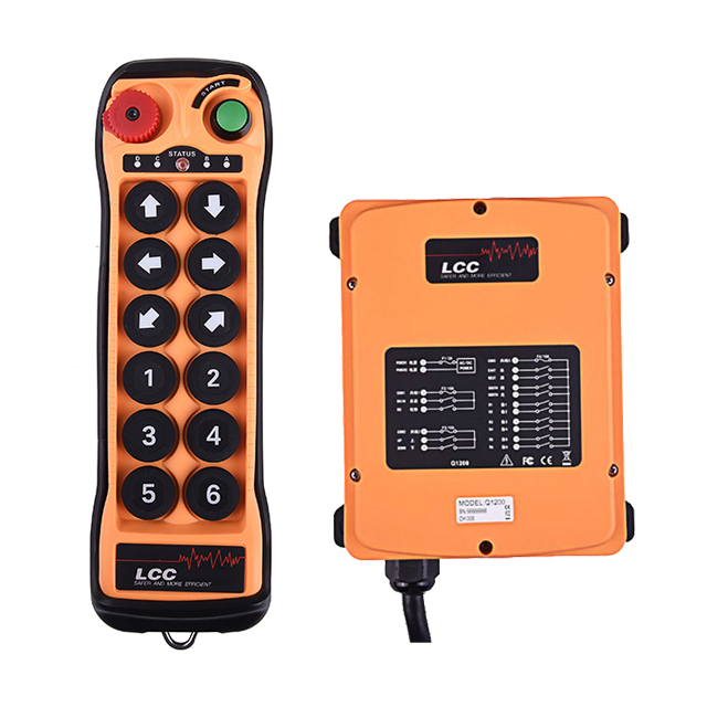Q1200 Industrial 12 Buttons 12V 24V 433mhz Radio Wave Wireless Remote Control Switch