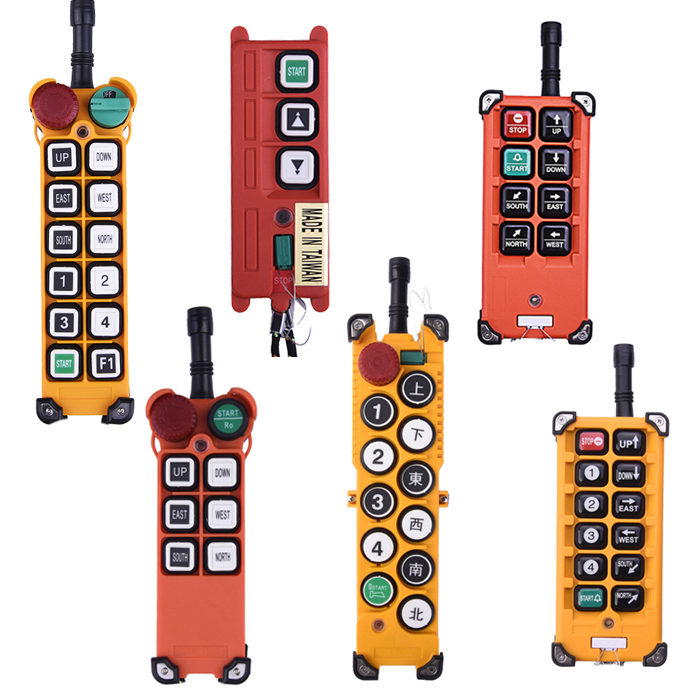 F24-12s Industrial Radio 315/433mhz 12 Buttons Single Speed Wireless Crane Radio Remote Control for Truck Cranes